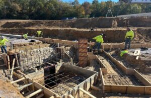 Potrykus Construction Crew Building a Foundation